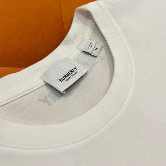 SOLD OUT BURBERRY Monster Graphic Cotton Oversized T-shirt In White - Picture 6 of 7